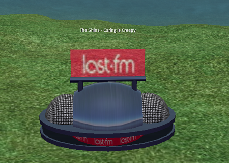 Roo\'s last.fm player on Second Life